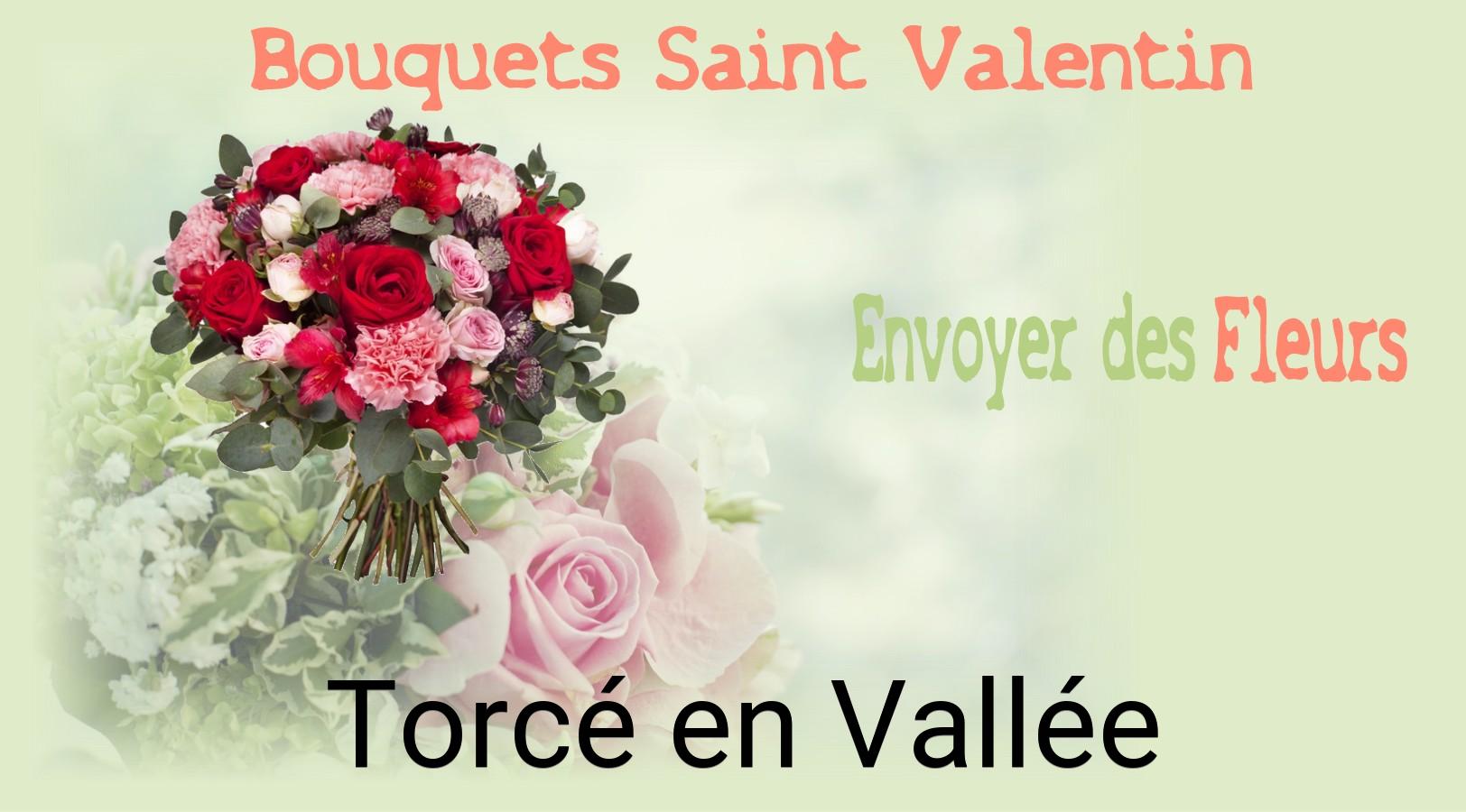 Roses de Saint-Valentin livrées à Torcé-en-Vallée